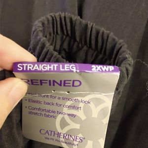 Catherine's charcoal dress pants 2XWP